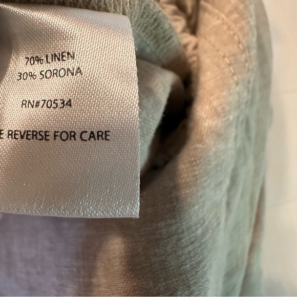 Orvis Relaxed Fit Linen blended Pull On Pants Womens Size 10 (a3 - Picture 9 of 11